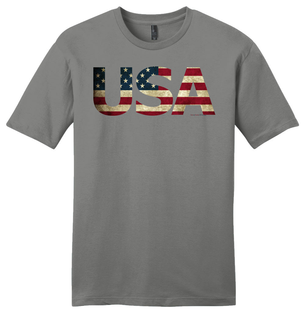 USA - Flag in Letters